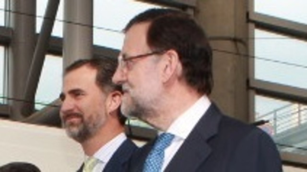 Felipe VI y Mariano Rajoy.