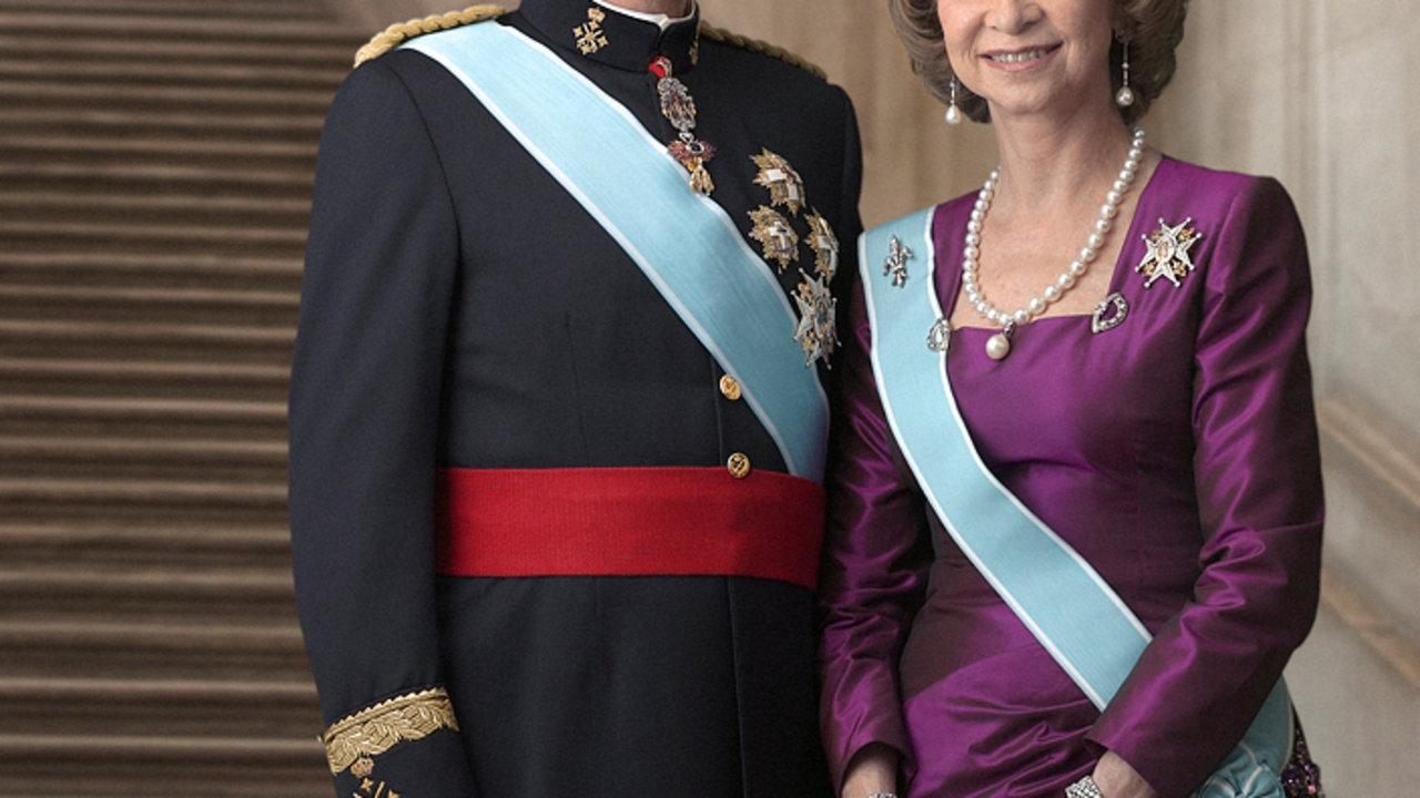 Los reyes Juan Carlos I y Sofía.