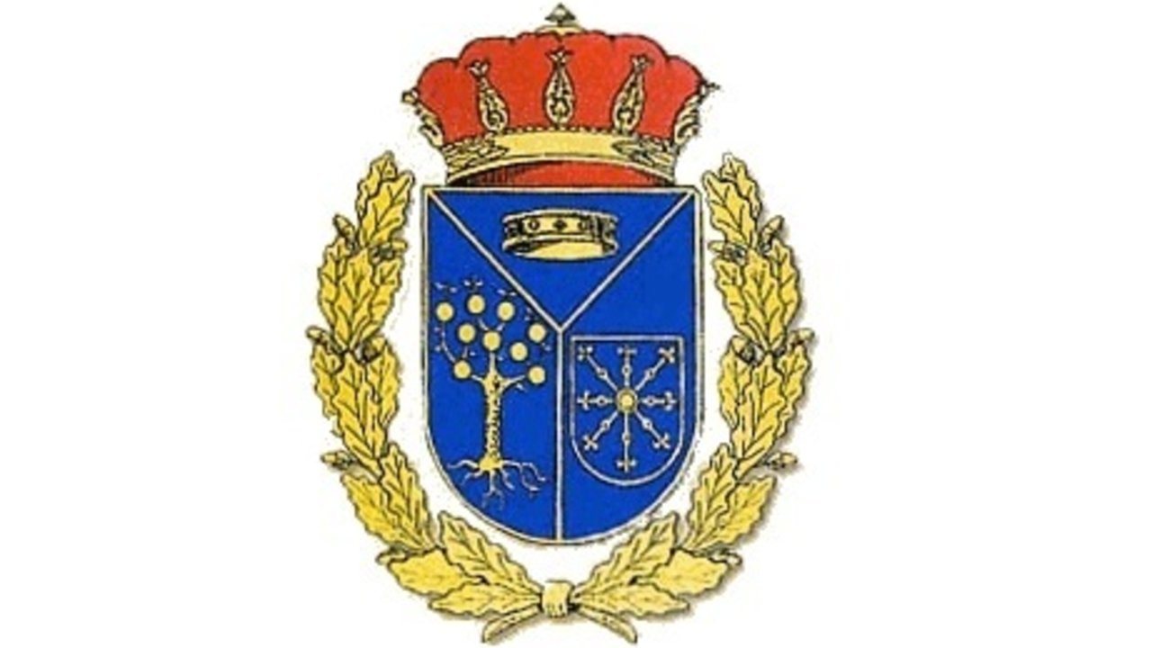 Escudo de la Asociación de Diplomados en Genealogía, Heráldica y Nobiliaria.