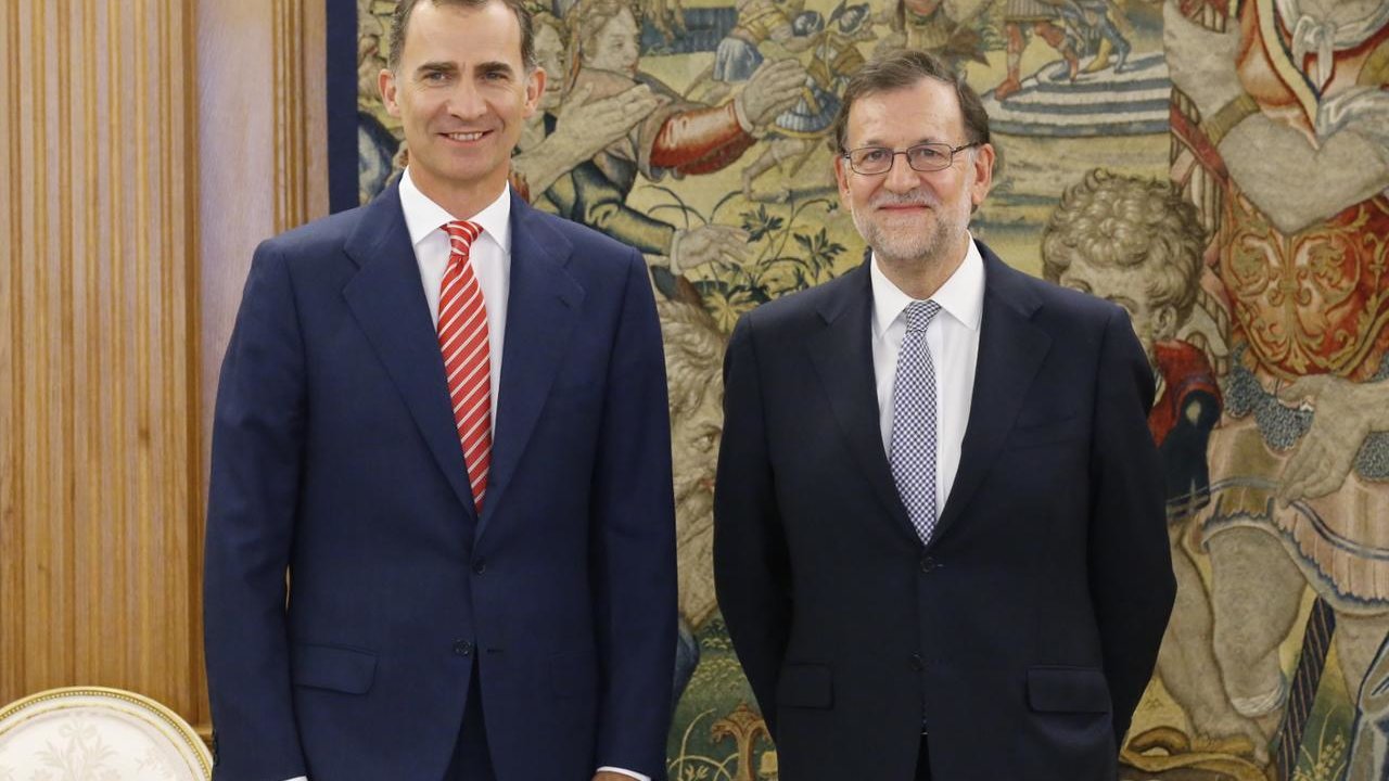 Felipe VI y Rajoy.