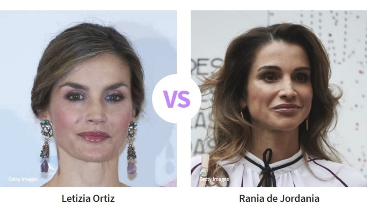 Encuesta de Univisión sobre la reina Letizia y Rania de Jordania.