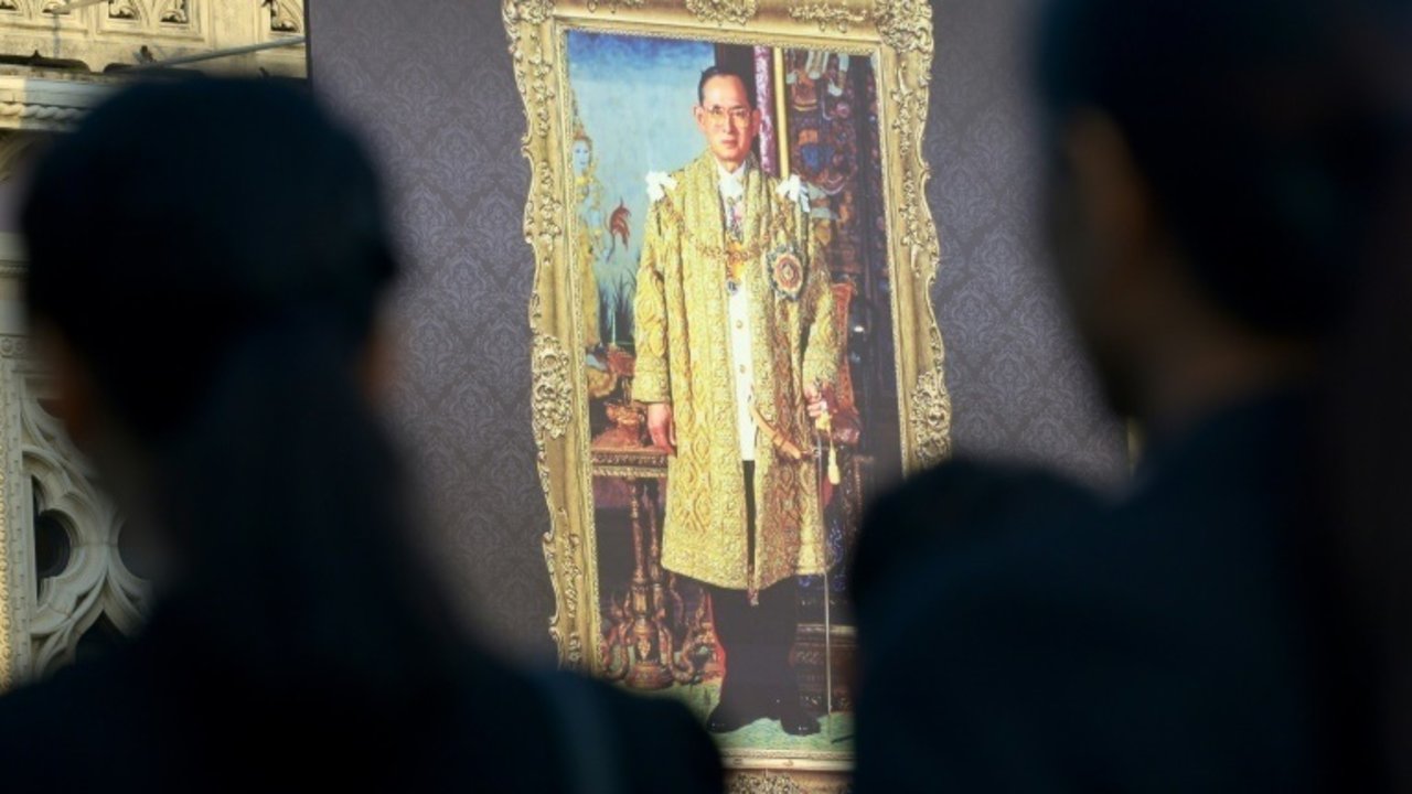 Acto en recuerdo del rey Bhumibol de Tailandia.