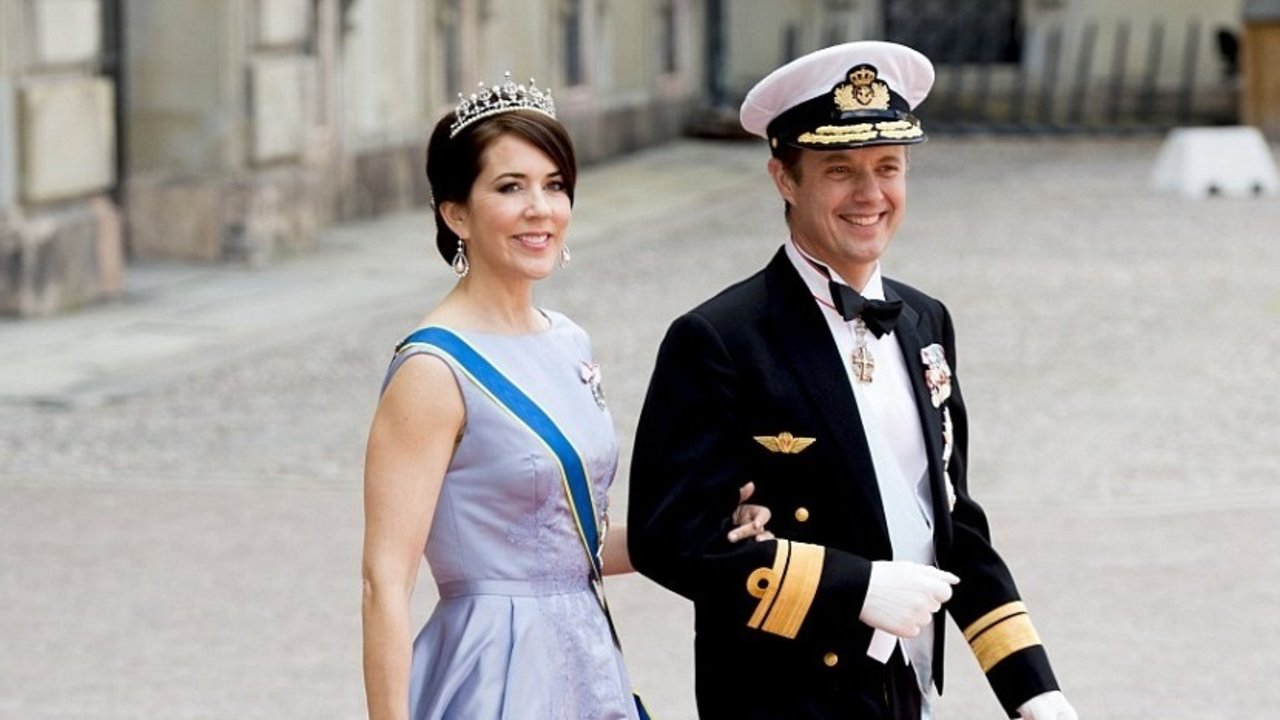 Los príncipes Mary y Federico de Dinamarca.