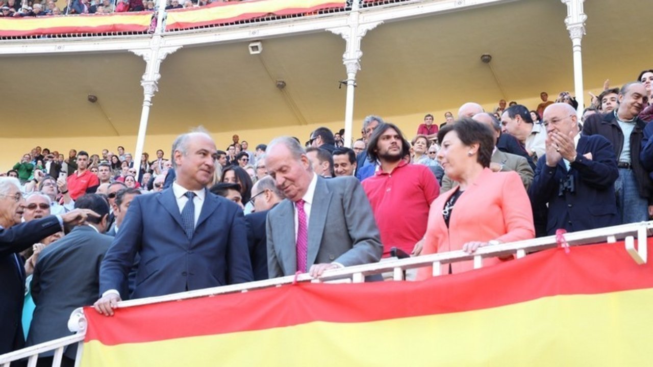 El rey Juan Carlos, en Las Ventas en 2015.