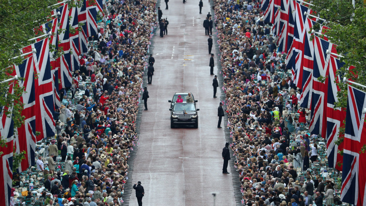 Un desfile de la Familia Real de Reino Unido