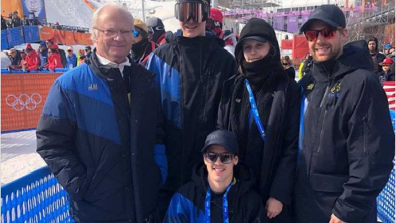 El rey de Suecia, Carlos Gustavo, en los JJOO de Invierno en Pyeongchang