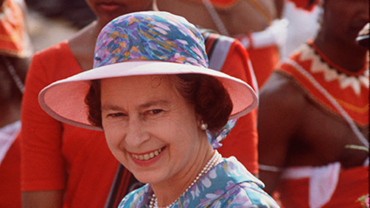 La reina Isabel II en 1981