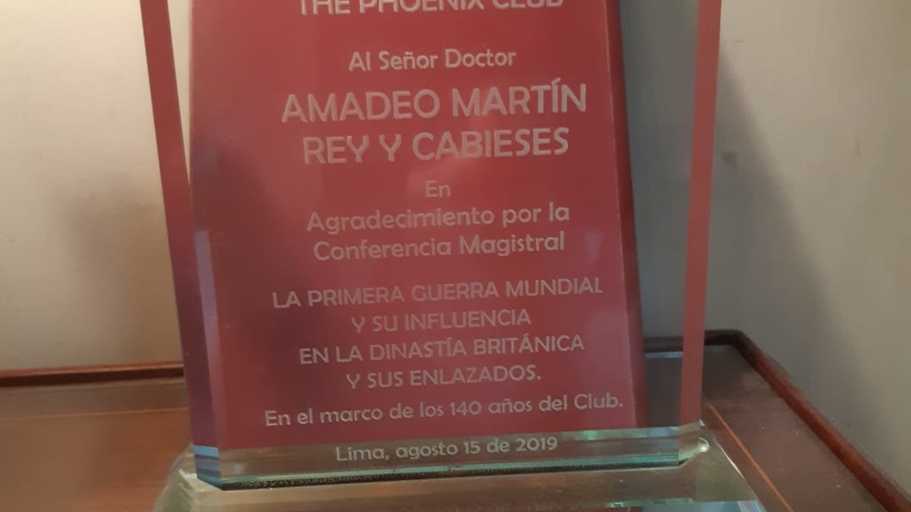 Presentación del libro de Amadeo Martín Rey y Cabieses.