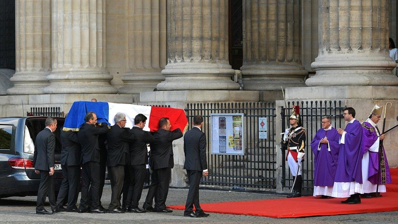 Funeral del ex presidente francés, Jacques Chirac