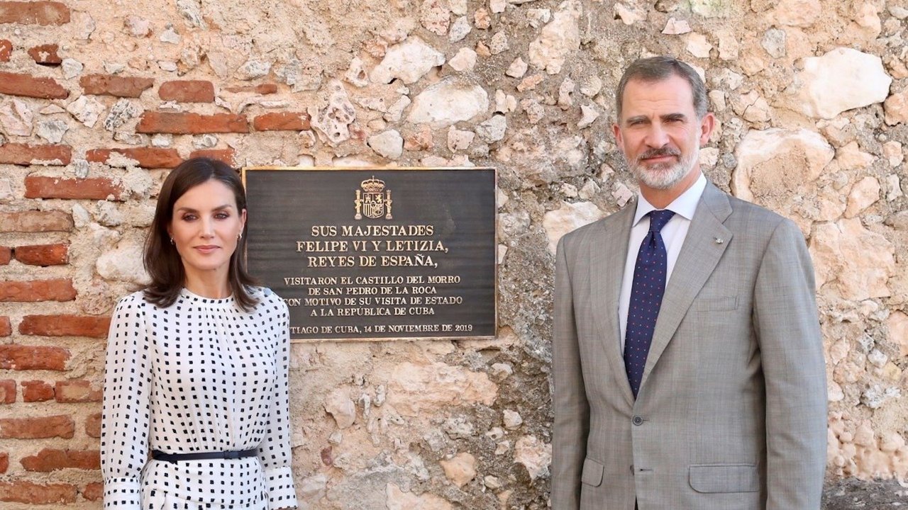 Don Felipe y Doña Letizia durante su viaje a Cuba