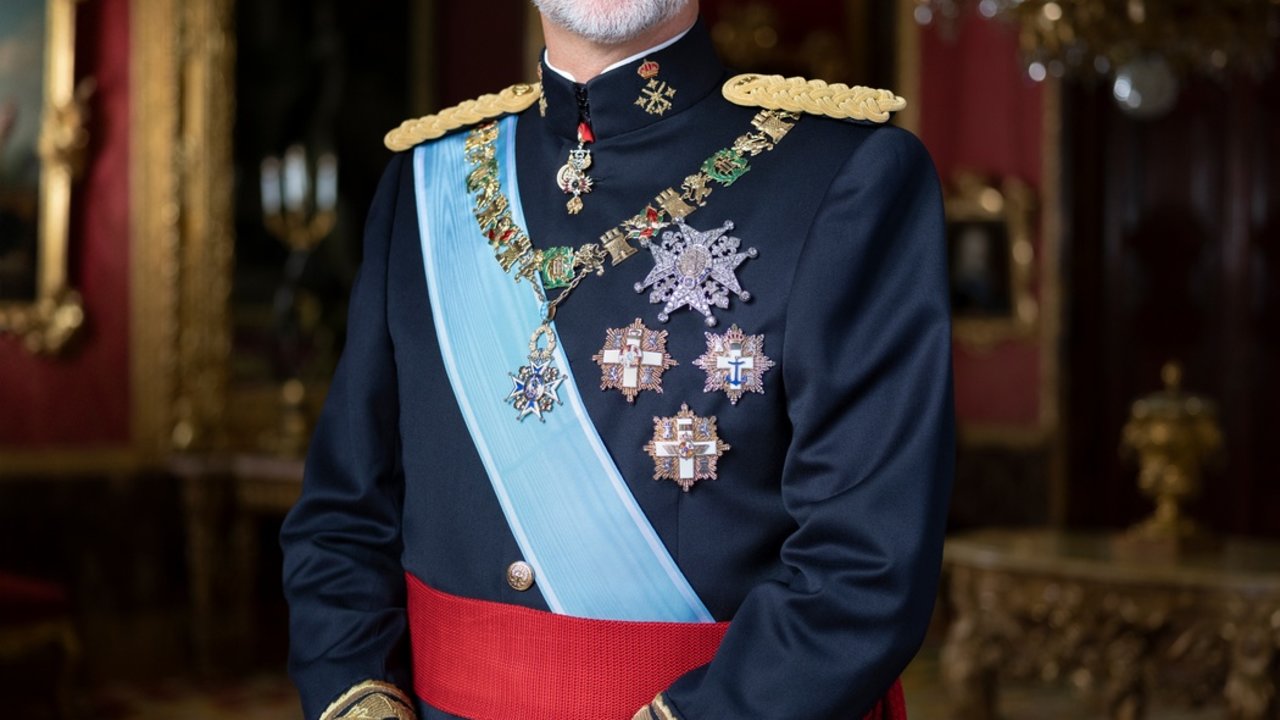 Fotografía oficial de Su Majestad el Rey Don Felipe VI