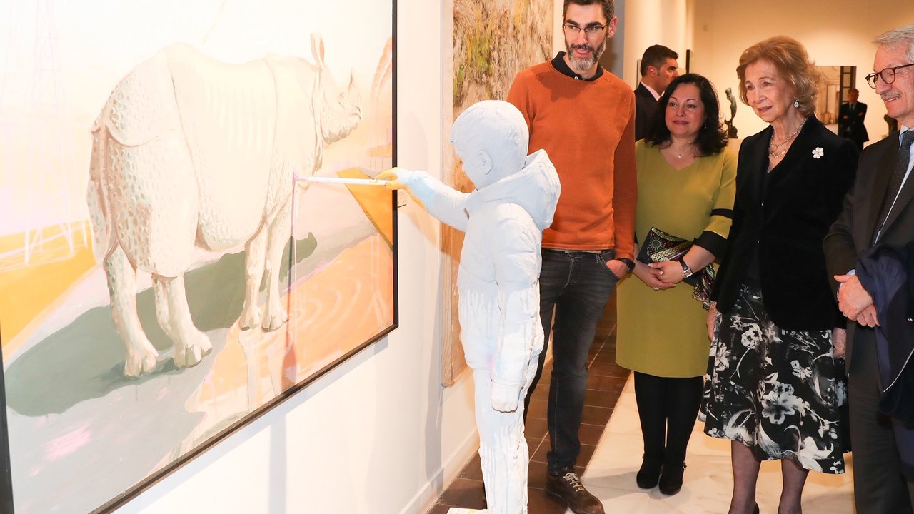 Entrega de la 55 edición del Premio Reina Sofía de Pintura y Escultura, convocado por la Asociación Española de Pintores y Escultores.