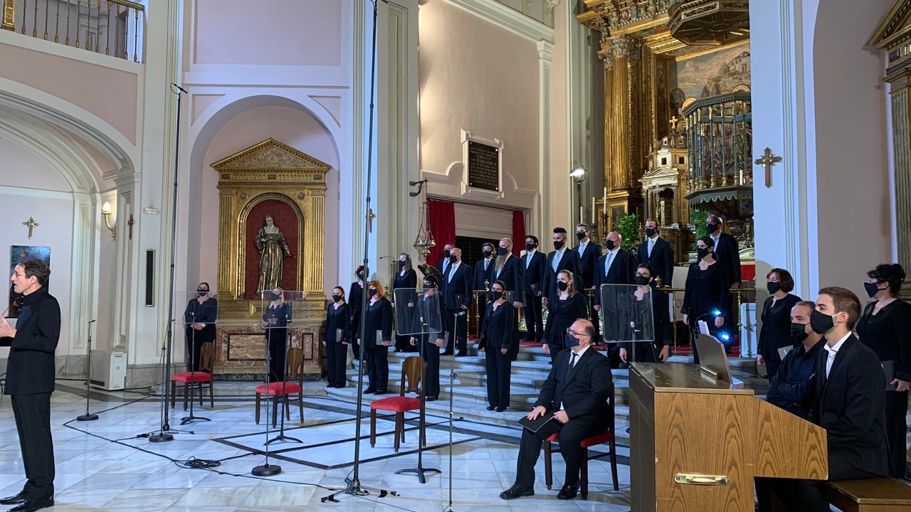 Concierto extraordinario del Coro en la Iglesia de Santa Isabel (Madrid) dentro del II Ciclo de Música Coral Religiosa en los Reales Monasterios