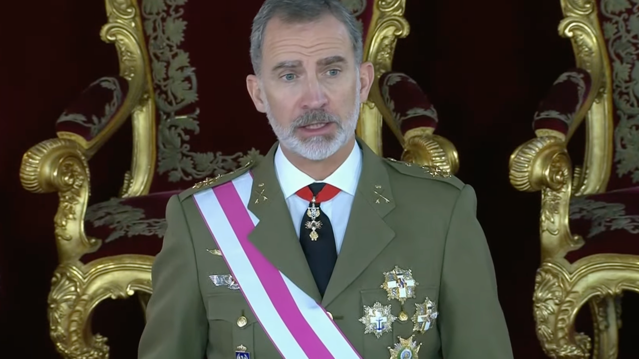Felipe VI en el discurso de la Pascua Militar 2022.