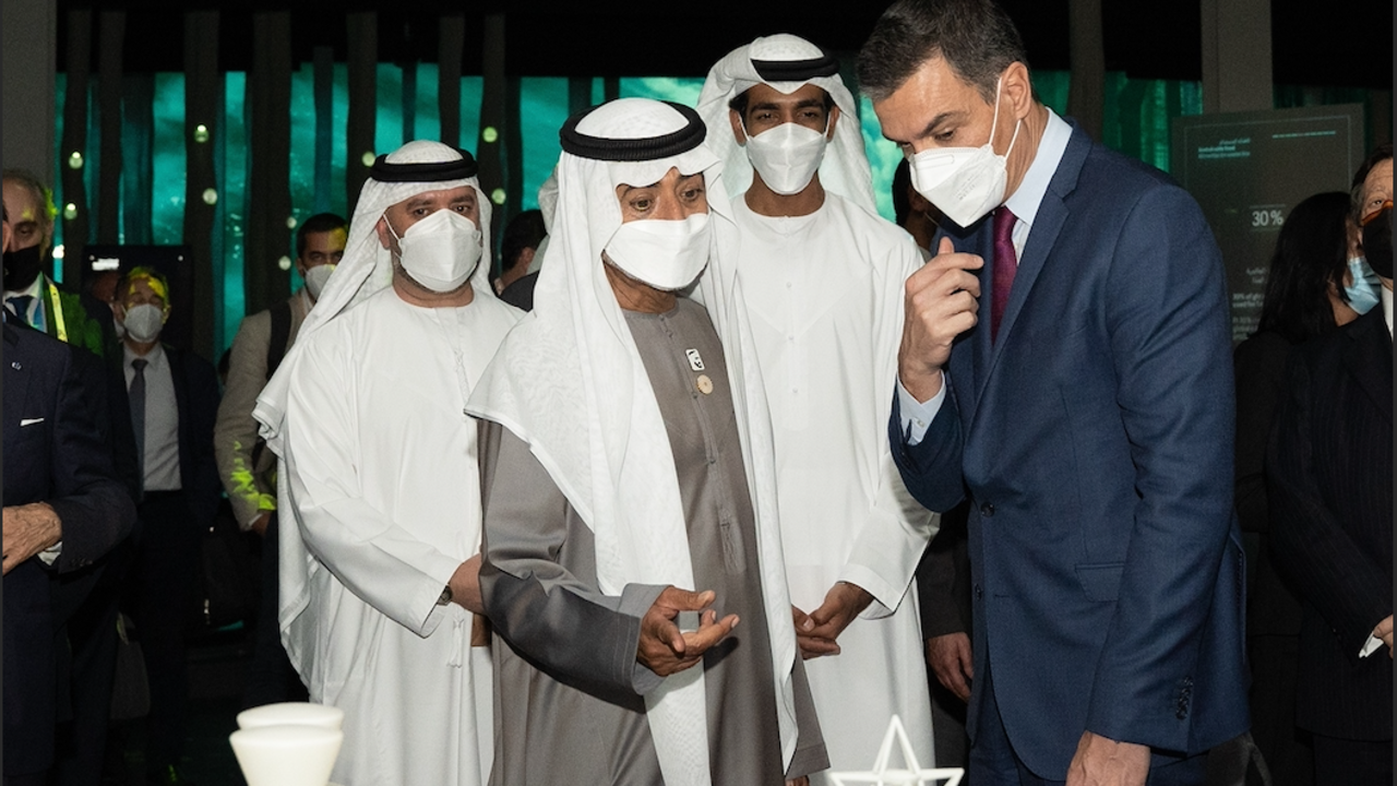 El presidente del Gobierno, Pedro Sánchez, visita la Expo de Dubái