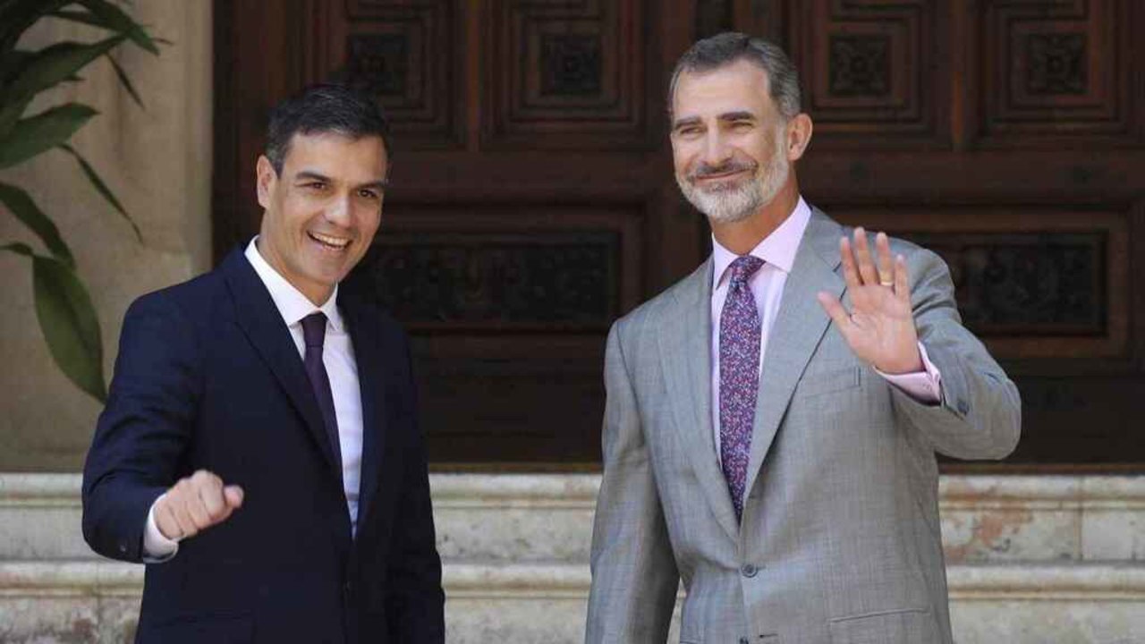 Felipe VI y Pedro Sánchez