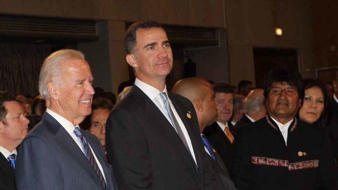 Joe Biden y Felipe VI