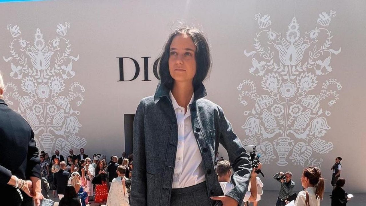 Victoria Federica en el desfile de Dior en París