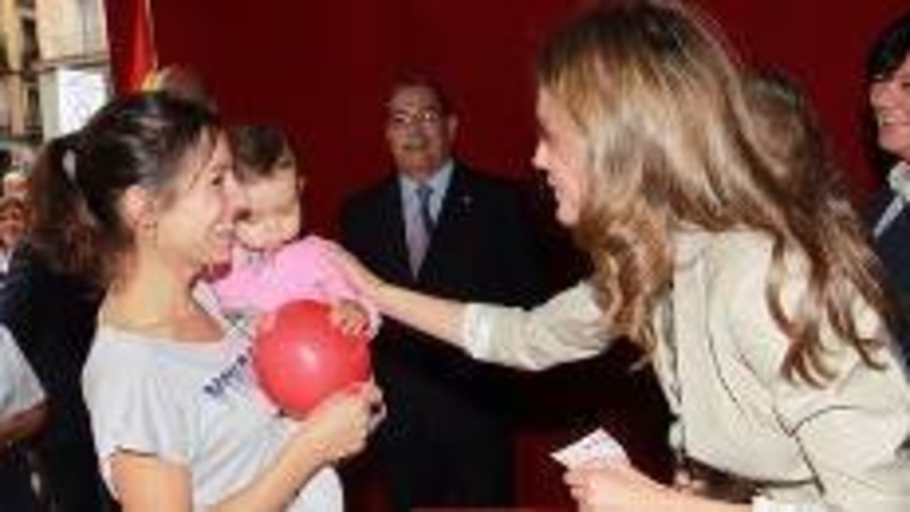 La princesa de Asturias, en el Día de la Banderita en Madrid