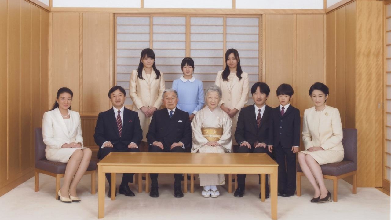 La familia imperial de Japón.