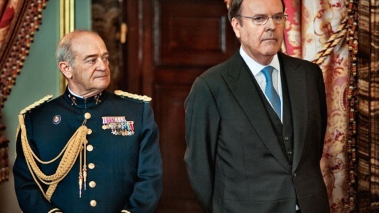 Antonio de la Corte (a la izquierda), y Alfonso Sanz.