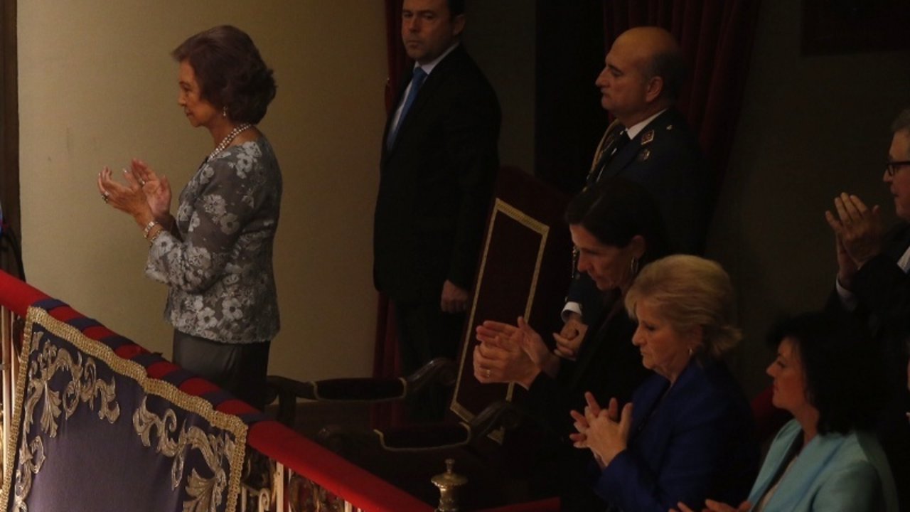 La reina Sofía, en la entrega de los premios Príncipe de Asturias.