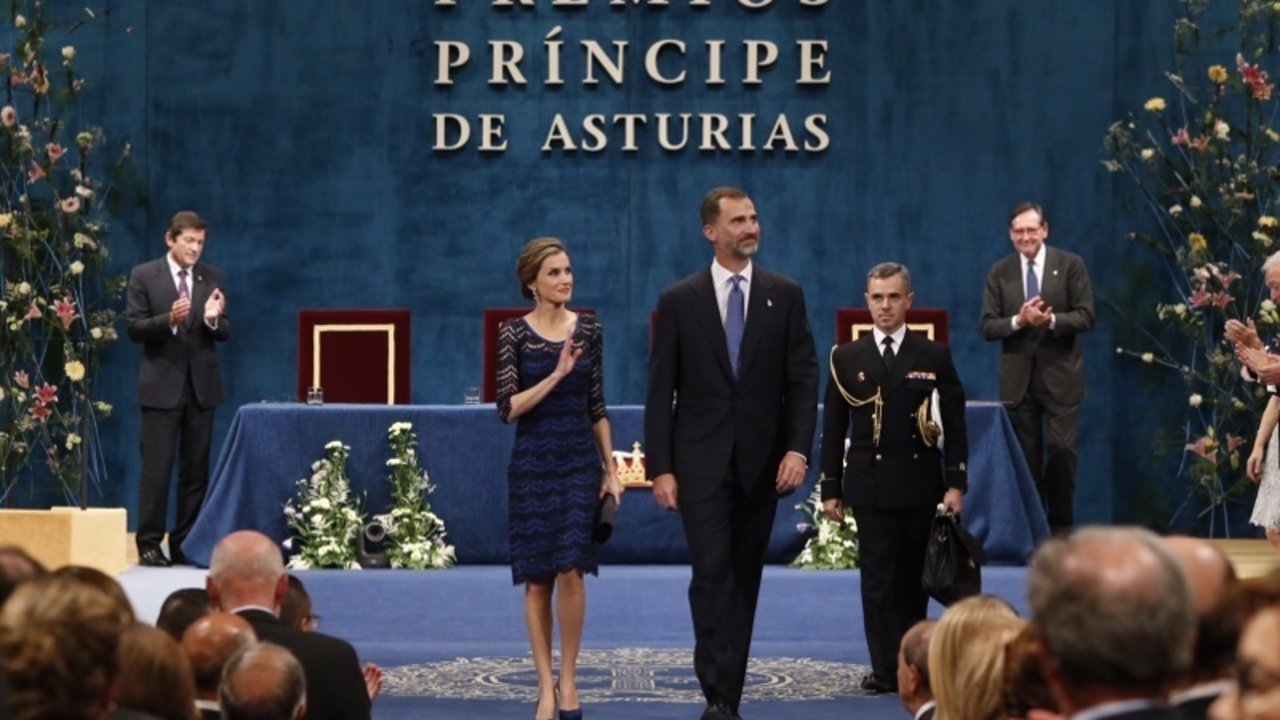 Ceremonia de entrega de los premios Príncipe de Asturias 2014.