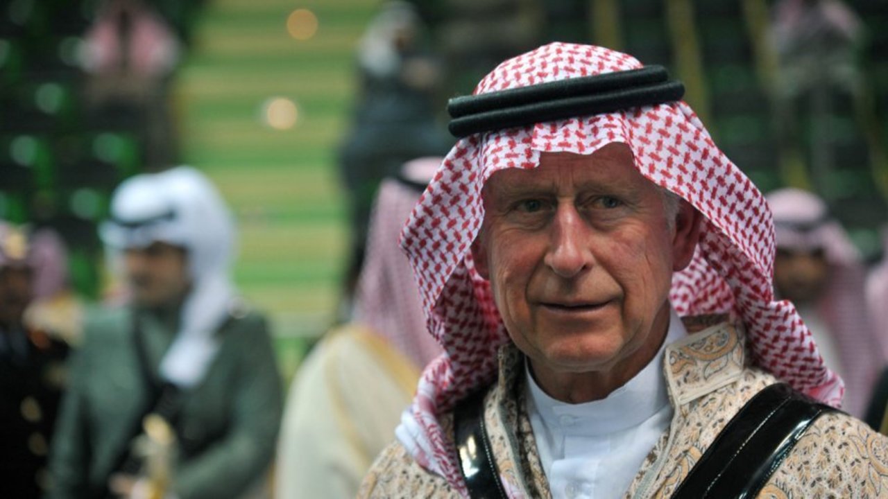 El príncipe Carlos, en una visita a Arabia Saudí.