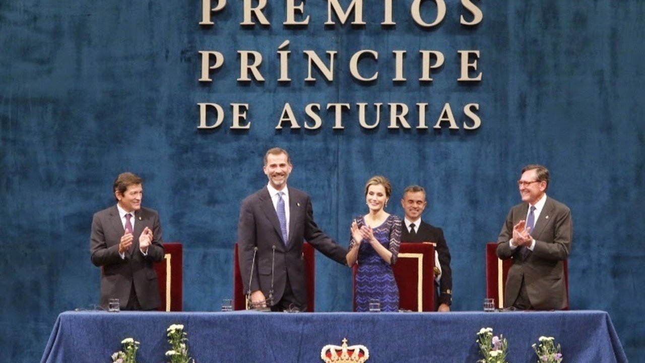 Los reyes, en la última edición de los premios Príncipe de Asturias. 