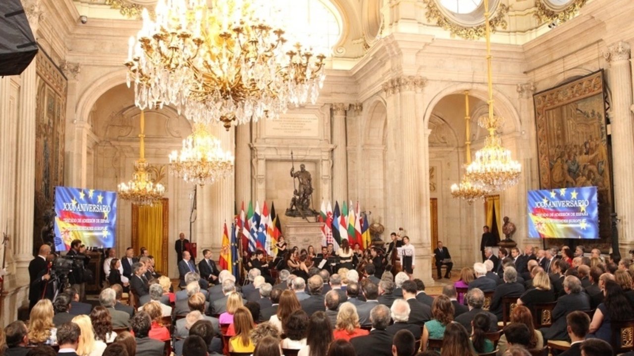 Acto por el 30 aniversario del Tratado de Adhesión de España a las Comunidades Europeas.