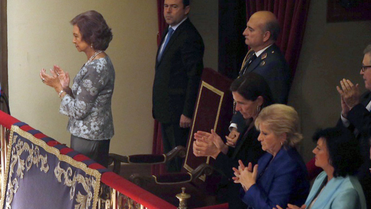 La reina Sofía, en una entrega anterior de los Premios Princesa de Asturias.