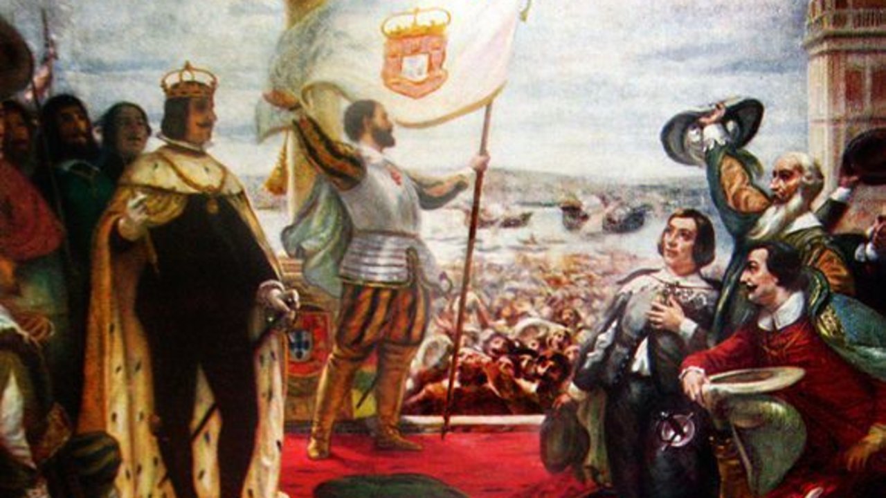 Proclamación de Juan IV como rey de Portugal en 1640.