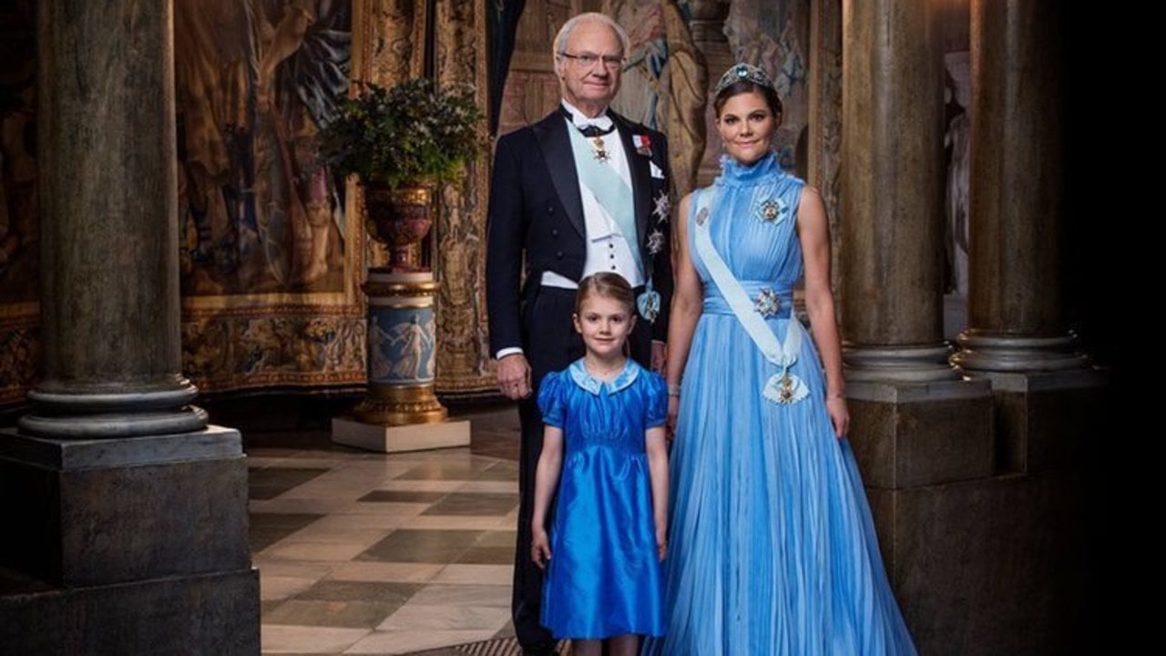 Carlos Gustavo, Victoria de Suecia y la princesa Estela por el 200 aniversario de la dinastía Bernardotte