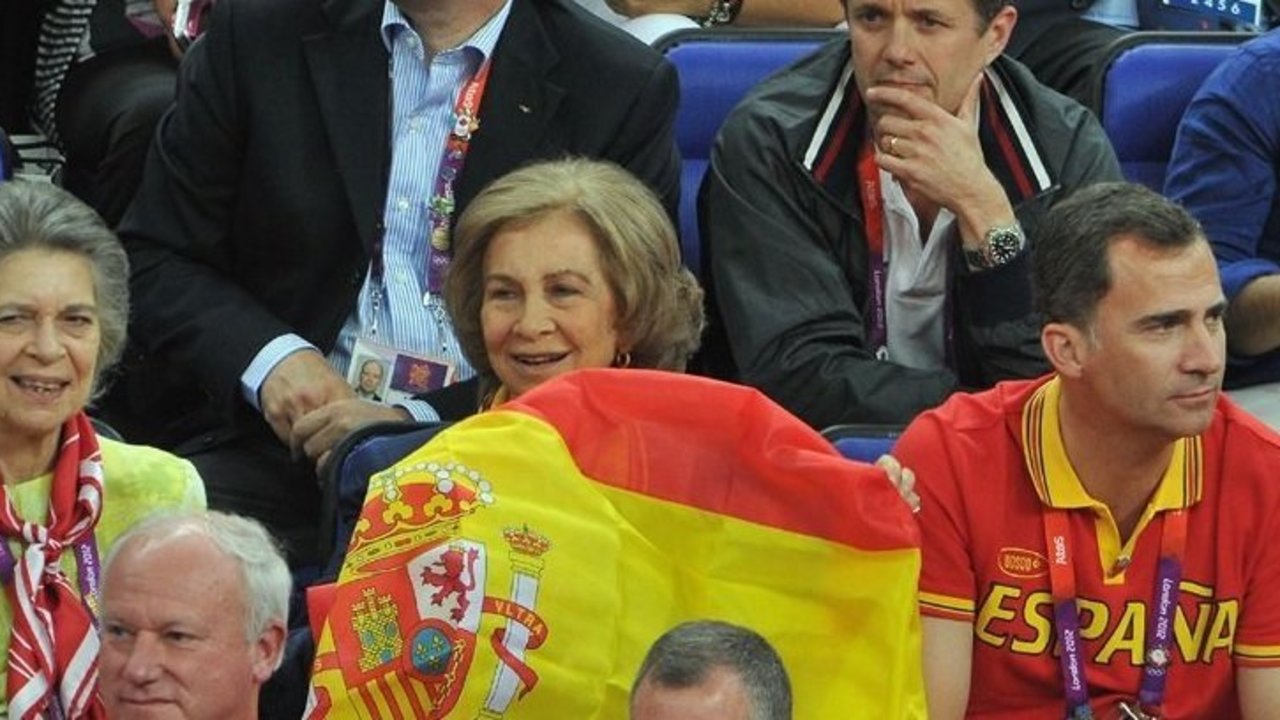 La reina Sofía, en unos Juegos Olímpicos.