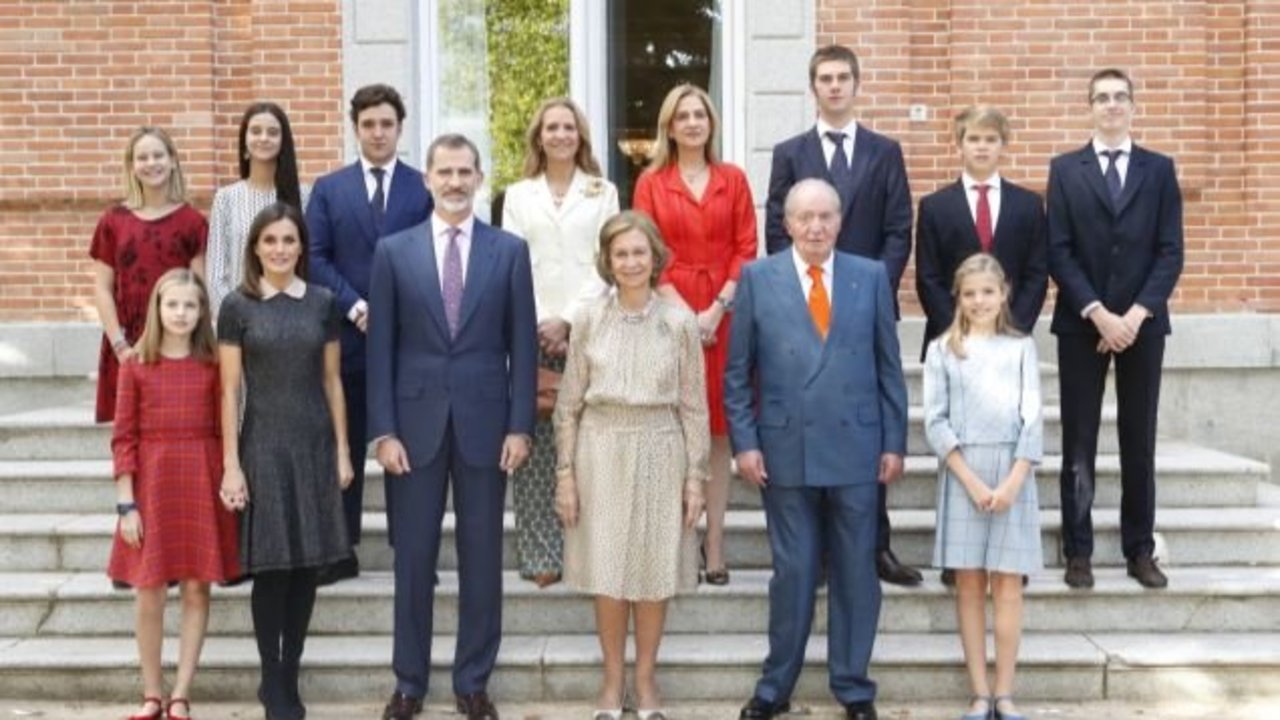 La Familia Real en el 80 cumpleaños de la reina Sofía.