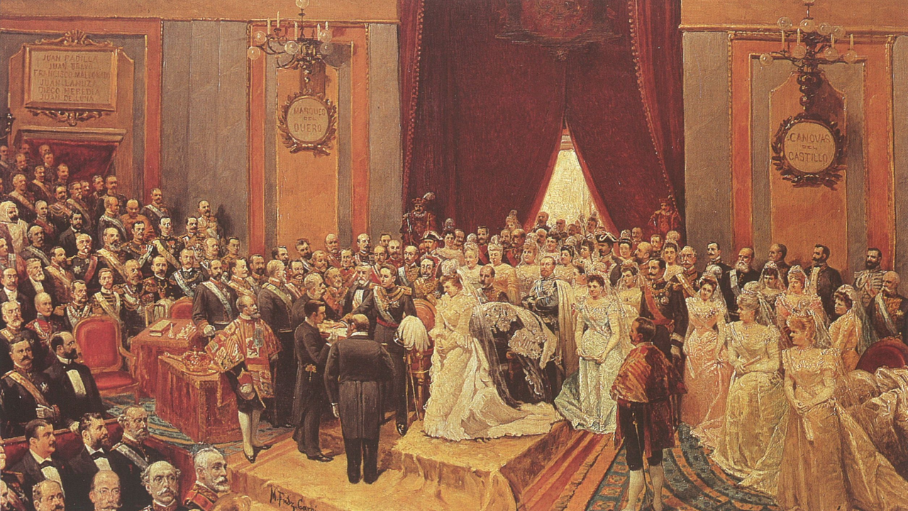 Coronación de Alfonso XIII.