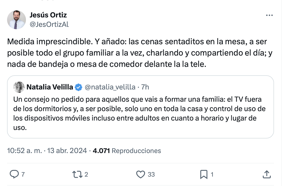 Tweet de Jesús Ortiz. 
